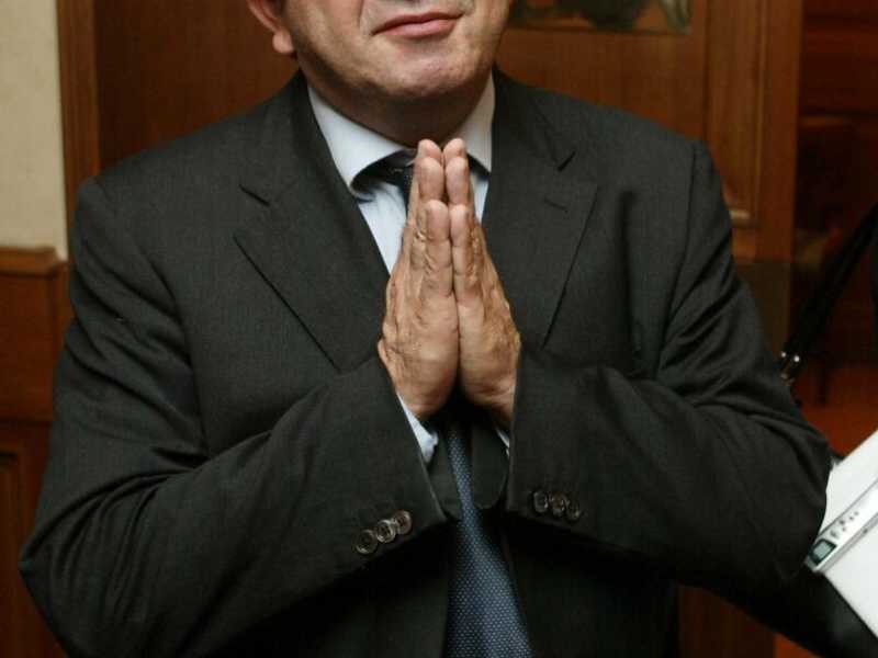Il presidente della Commissione Bilancio del Senato Antonio Azzollini (foto LaPresse)