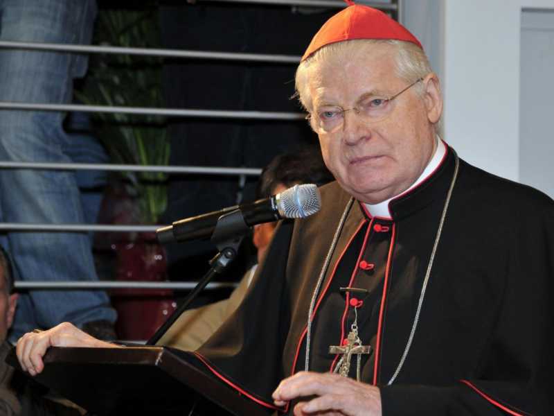 Il cardinale arcivescovo di Milano, Angelo Scola (foto LaPresse)