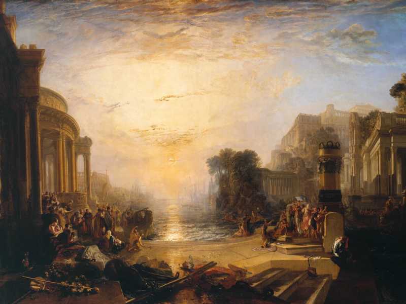 "Il declino dell'imepro di Cartagine", Joseph Mallord William Turner, 1817