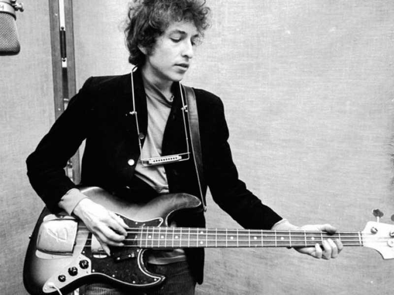 Bob Dylan in una vecchia foto 