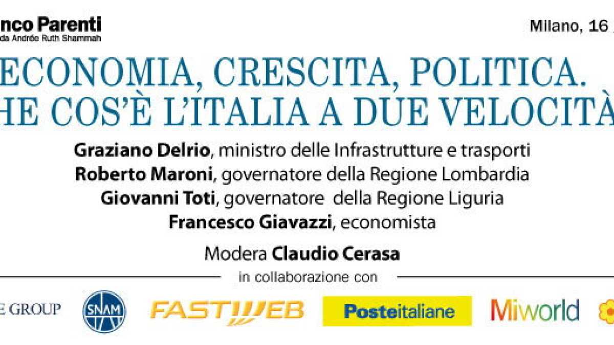 Immagine di Economia, crescita, politica. Che cos'è l'Italia a due velocità