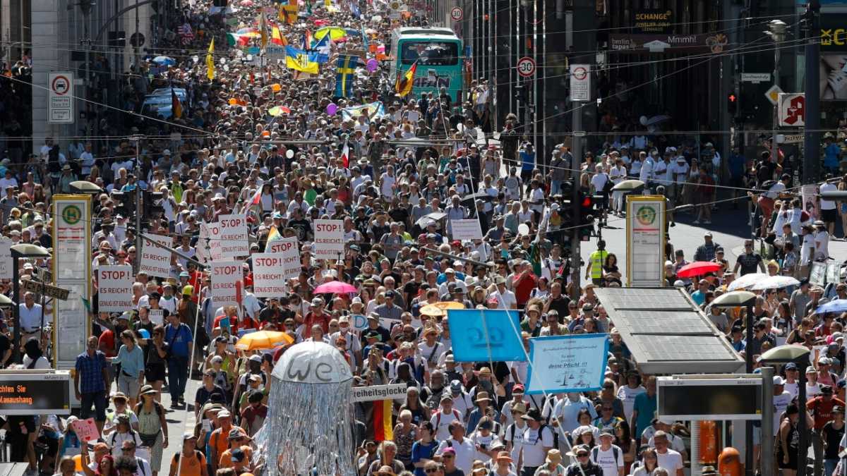 Immagine di Chi sono gli attivisti che stravolgono la calma anti Covid in Germania