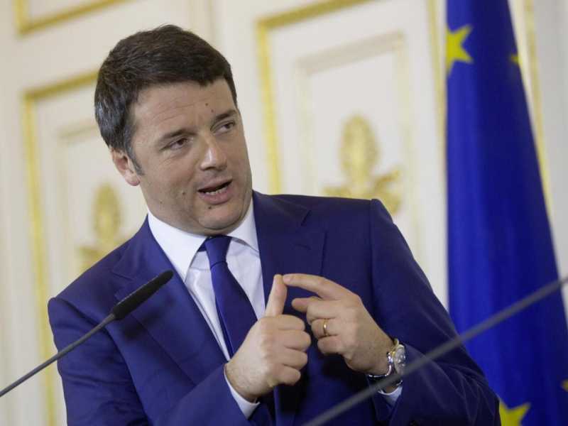 Il premier Matteo Renzi (foto LaPresse)