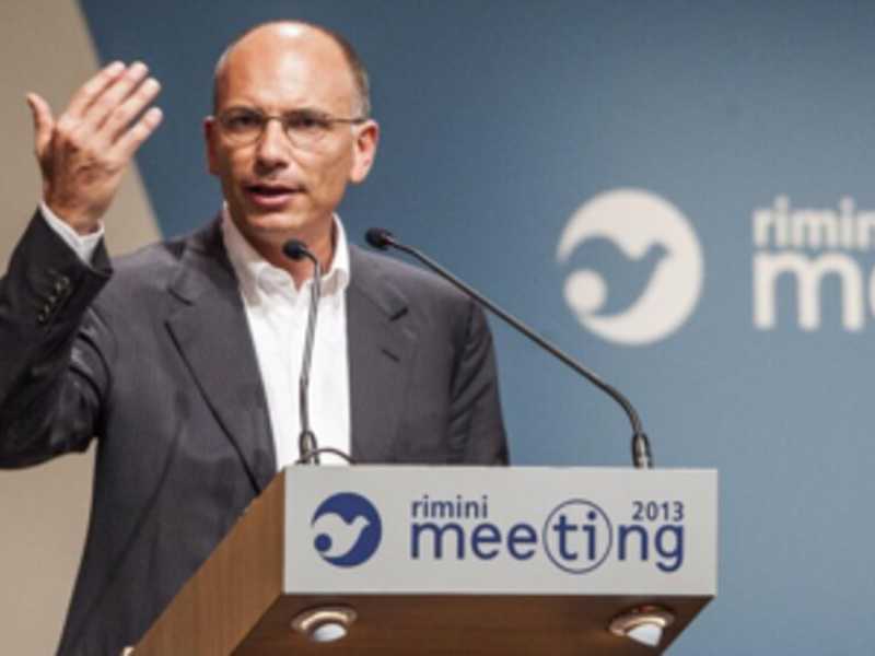 Letta: "L'uscita dalla crisi è a portata di mano"