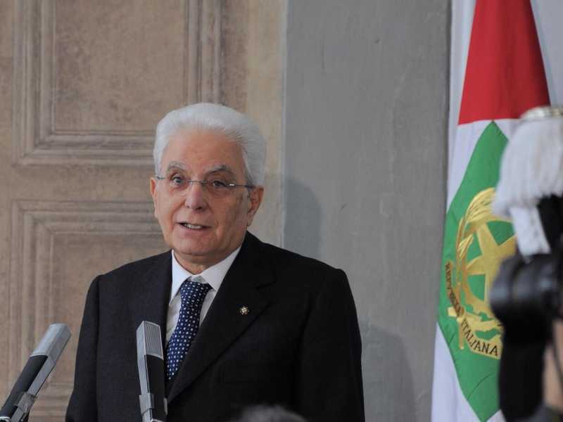 Il presidente della Repubblica Sergio Mattarella (foto LaPresse)