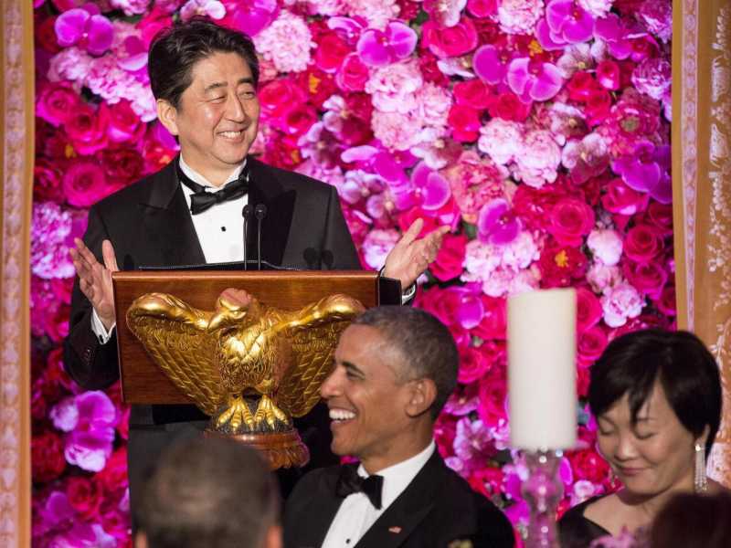 Shinzo Abe e Barack Obama (foto LaPresse)