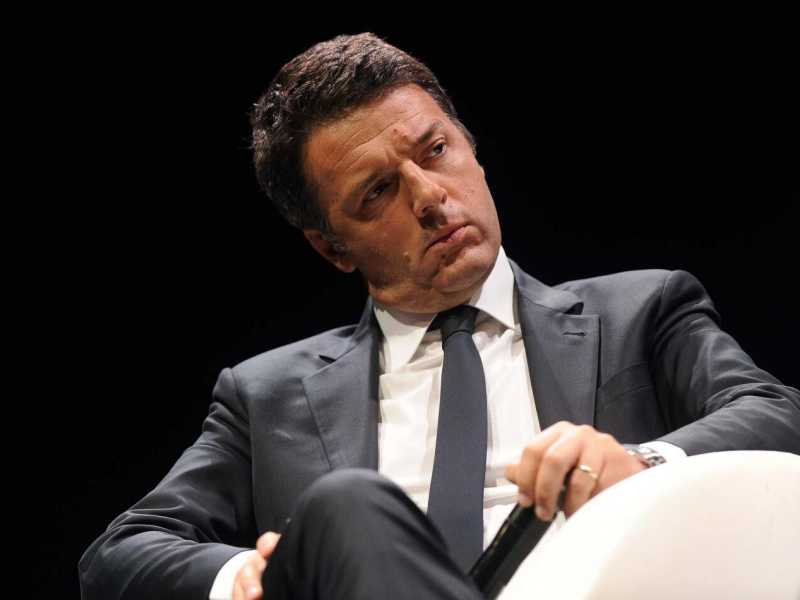 Il presidente del Consiglio Matteo Renzi (foto LaPresse)