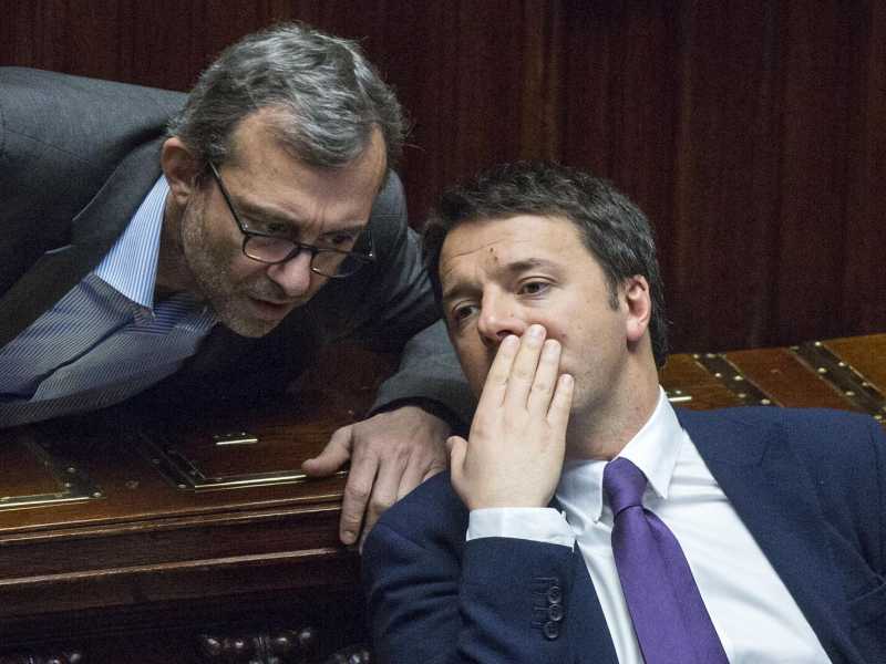 Roberto Giachetti e Matteo Renzi (Foto: La Presse)