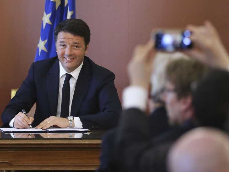 Il premier Matteo Renzi (foto LaPresse)