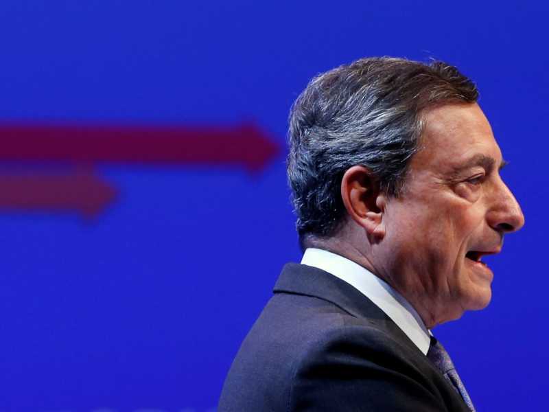 Il presidente della Bce Mario Draghi (foto LaPresse)