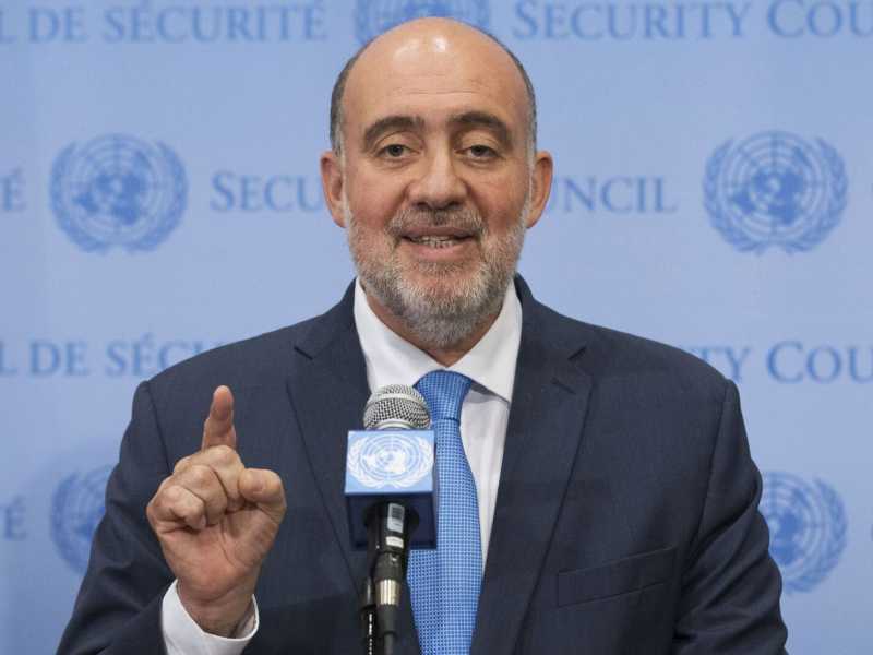 L'ambasciatore israeliano all'Onu, Ron Prosor (foto AP)