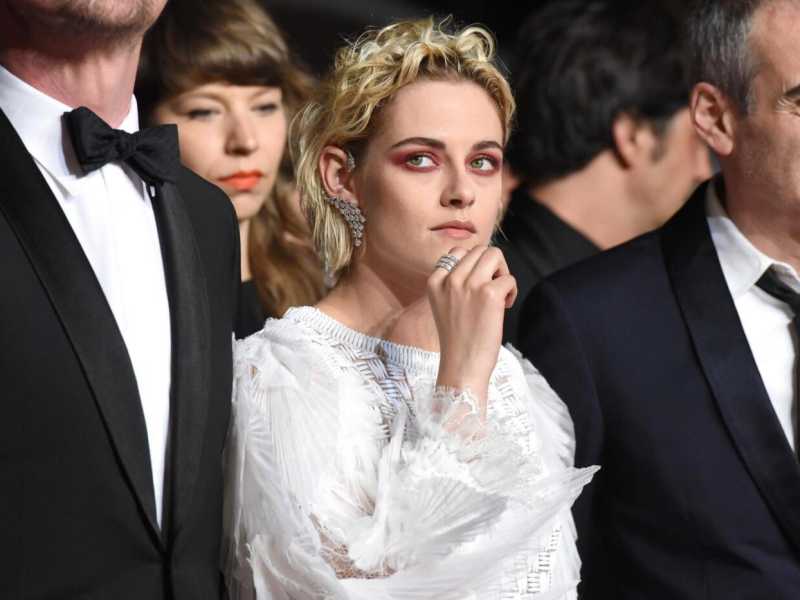 Kristen Stewart al Festival di Cannes (foto LaPresse)