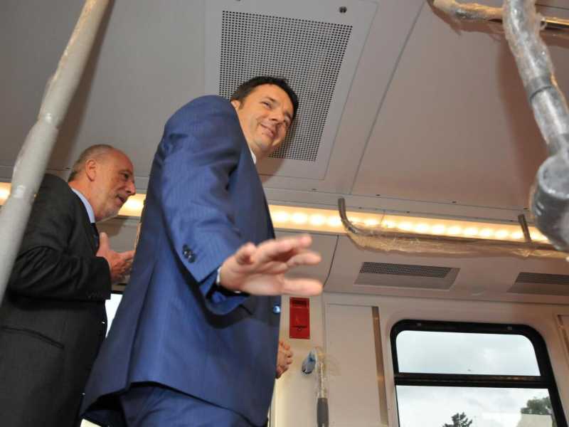 Il presidente del Consiglio Matteo Renzi (foto LaPresse)