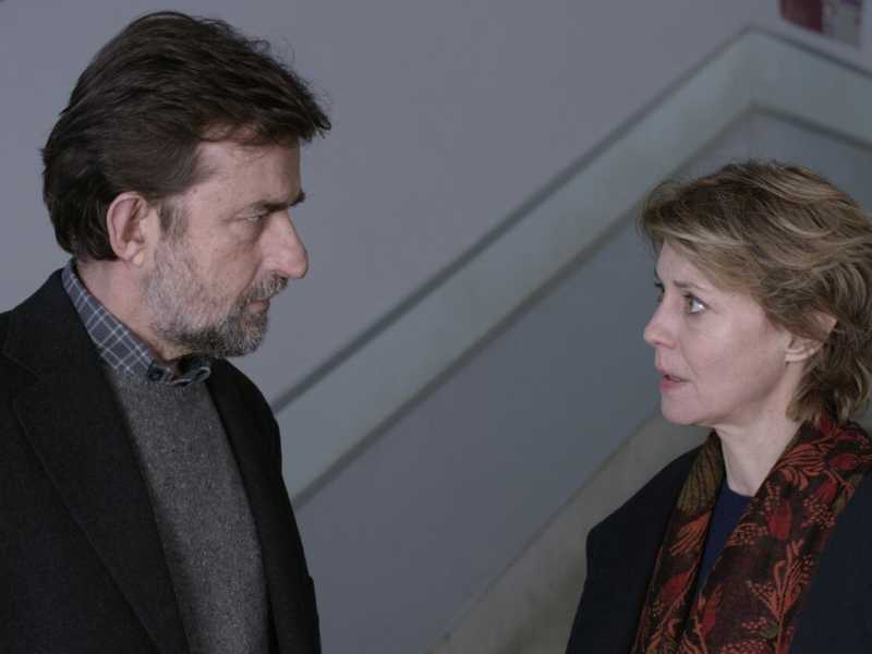 Nanni Moretti con Margherita Buy 