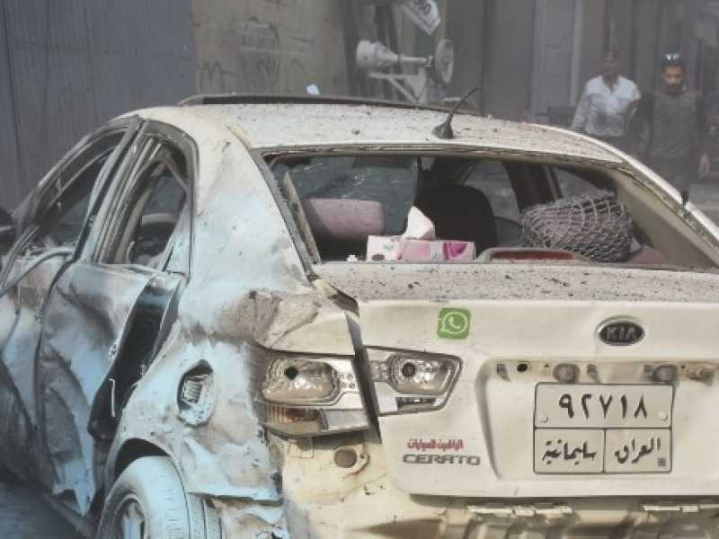 Iraq, un attentato suicida a Kirkuk (foto LaPresse)