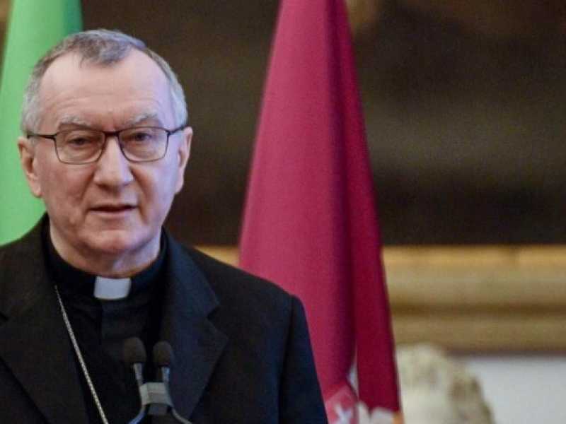 Il cardinale Parolin (foto LaPresse)