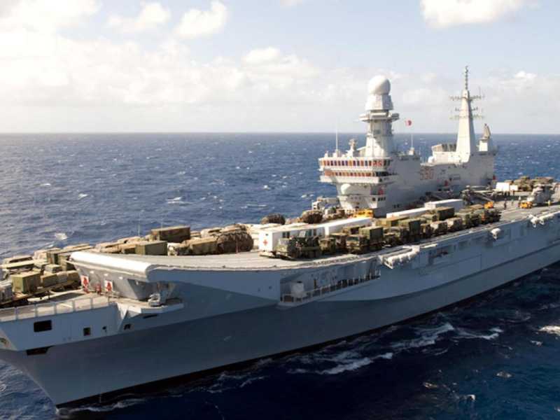 Nella Portaerei Cavour &egrave; prevista la presenza di un Sistema di Combattimento fornito, tra le altre, anche da Elettronica