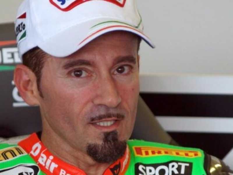 Max Biaggi al mondiale di Superbike a Misano