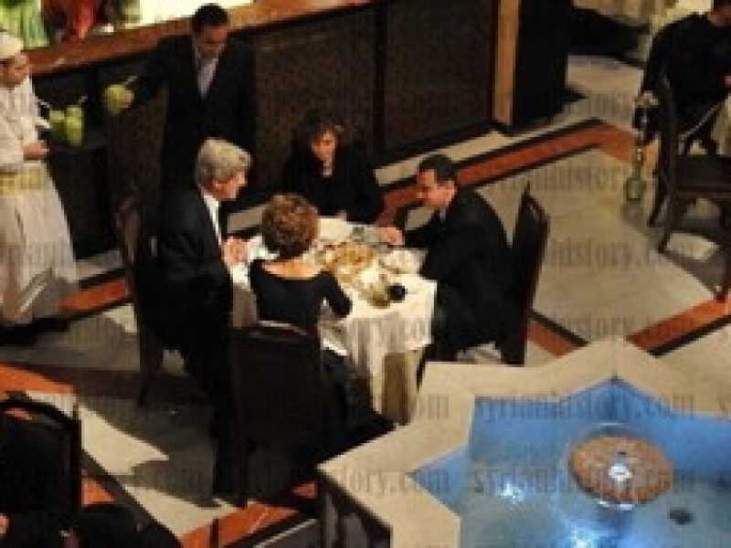 Quanto ci affascinava Assad a cena, ma già sapevamo com’era fatto