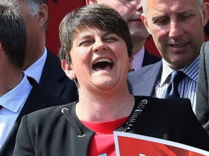 Arlene Foster leader del Dup (foto LaPresse)
