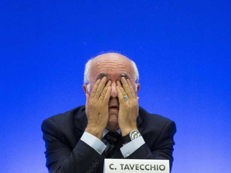 Il nuovo presidente della Figc, Carlo Tavecchio (Foto Lapresse)