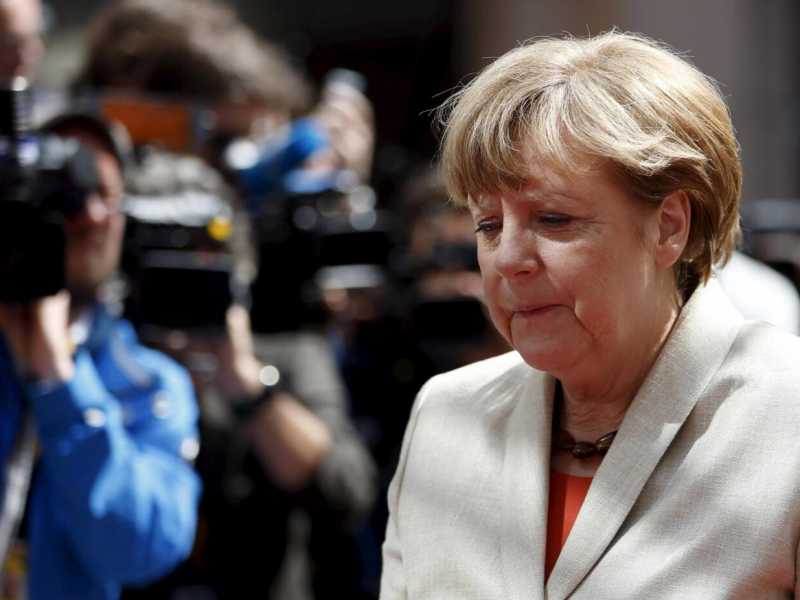 La cancelliera tedesca, Angela Merkel (foto LaPresse)