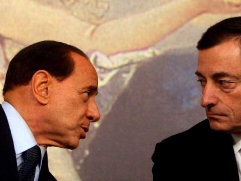 Silvio Berlusconi e Mario Draghi