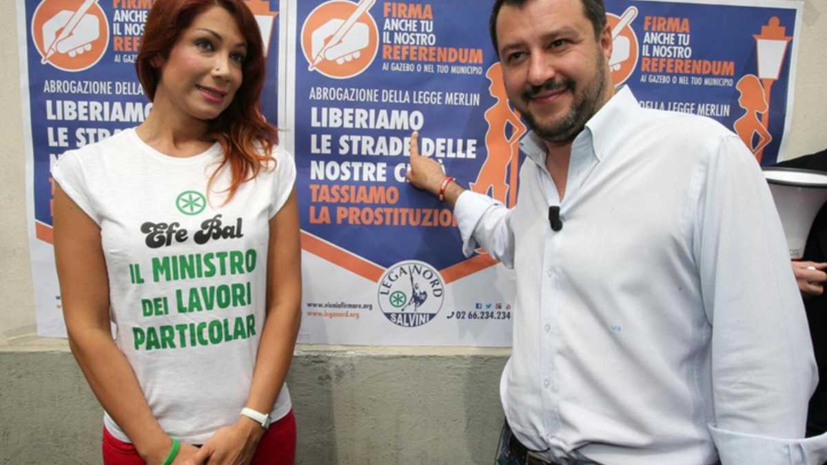 Immagine di Salvini e puttane