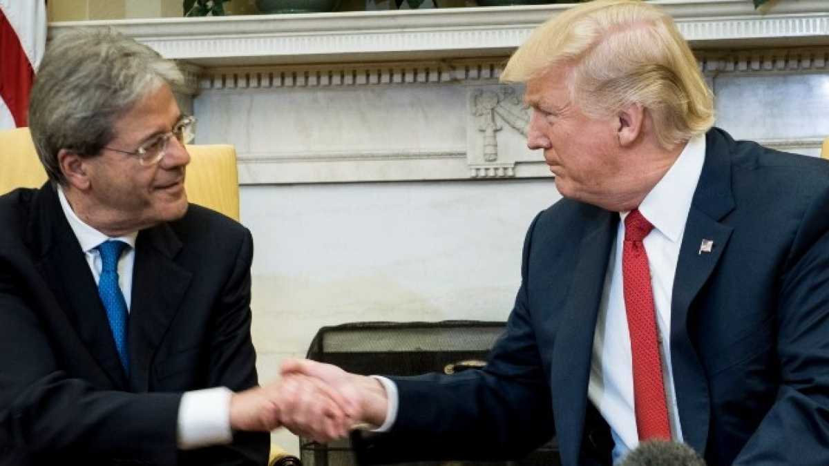 Immagine di Trump loda l'Italia ma frena sulla Libia: "Non vedo un ruolo per gli Stati Uniti"