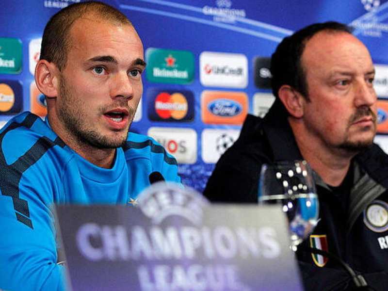 Sneijder al fu Pizzighettone allenato da Benítez. Alla faccia del sindacato