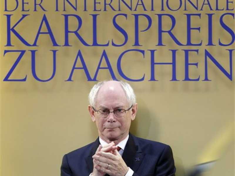 Il presidente del Consiglio europeo, Herman van Rompuy (Foto Ap)