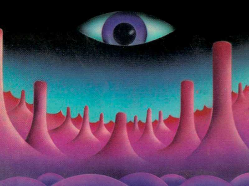Un disegno di Peter Haars per la copertina di una vecchia edizione di &ldquo;Lontano dal pianeta silenzioso&rdquo; di C. S. Lewis