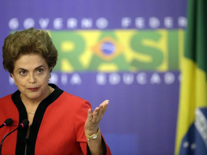 Dilma Rousseff (foto LaPresse)