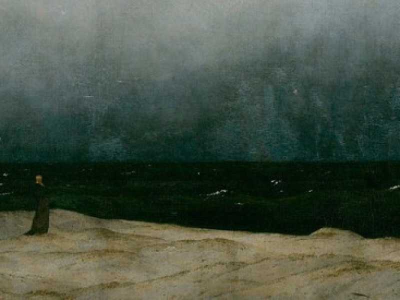 Caspar David Friedrich, Il Monaco in riva al mare, Alte Nationalgalerie, Berlino