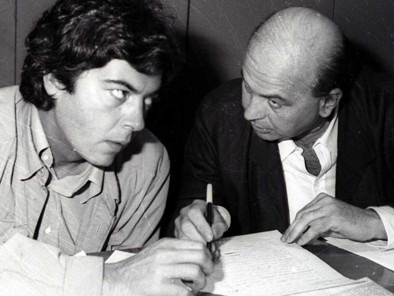Claudio Martelli e Bettino Craxi (Foto Ansa)
