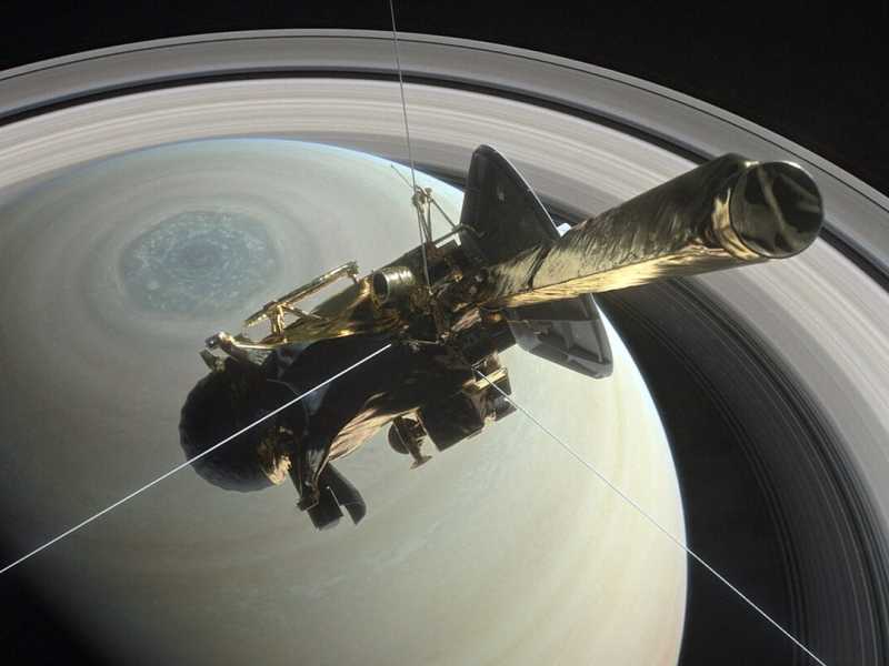 Un'illustrazione della missione Cassini 