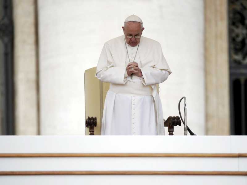 Papa Francesco (foto LaPresse)