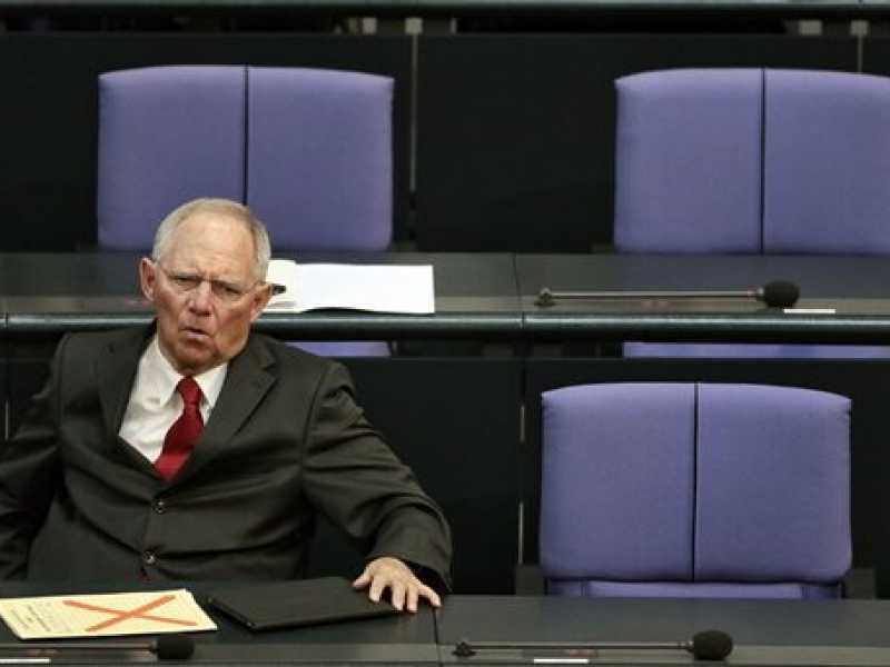 Wolfgang Schaeuble, il ministro tedesco per le Finanze (Foto Ap) 