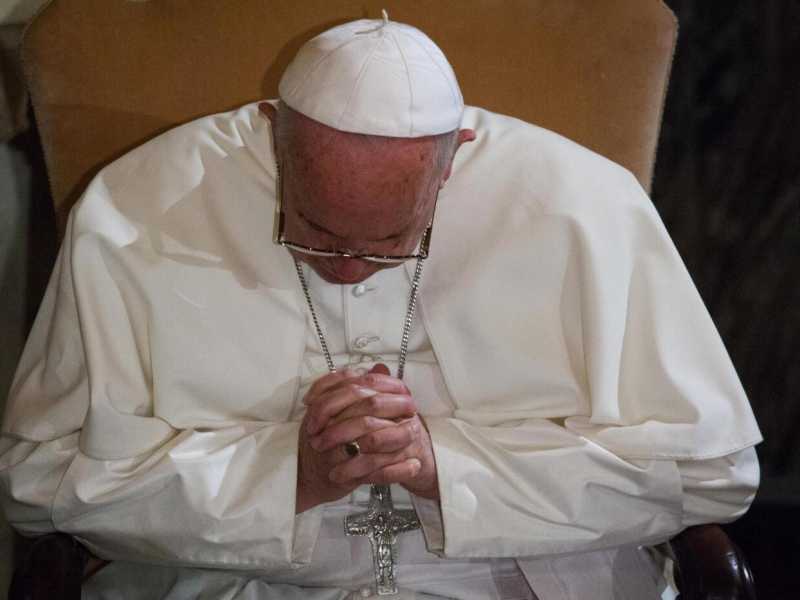 Papa Francesco (foto LaPresse)
