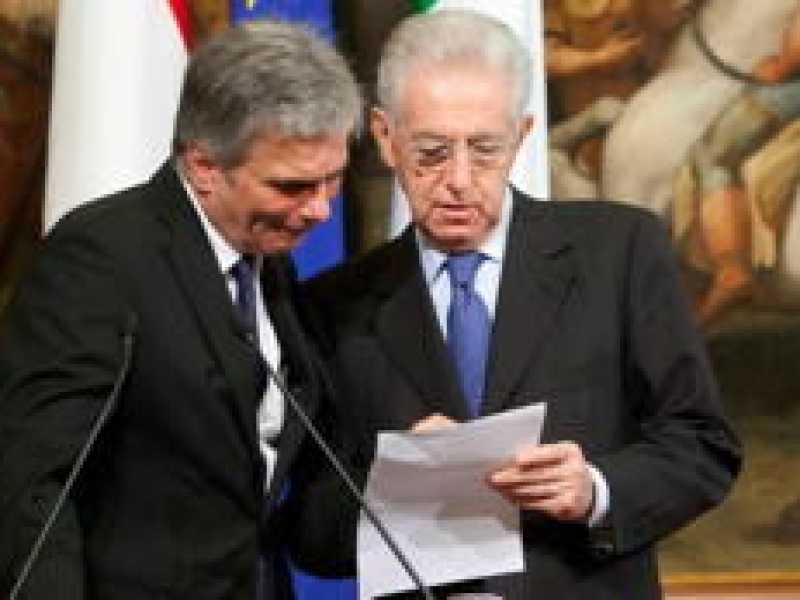 Monti invita l'Europa a rilassarsi sul futuro politico dell'Italia