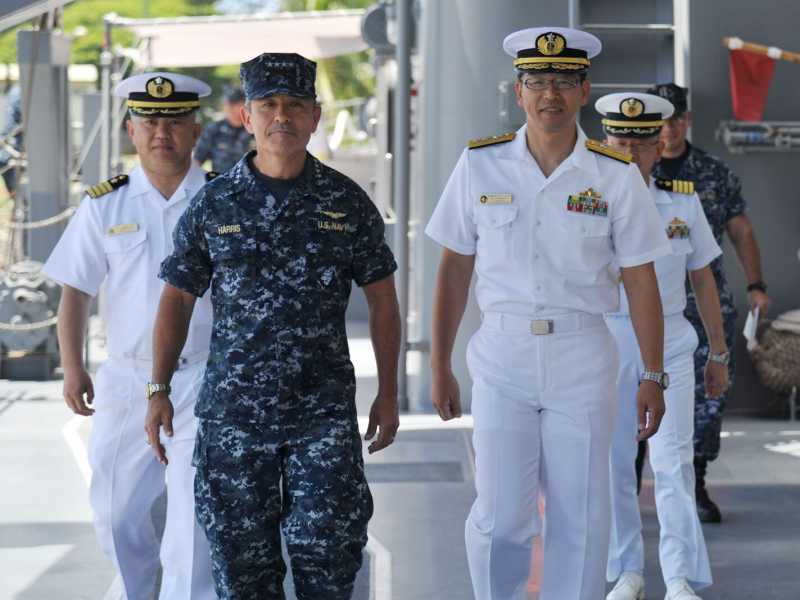 L&rsquo;ammiraglio Harry Binkley Harris junior &egrave; nato a Yokosuka, in Giappone