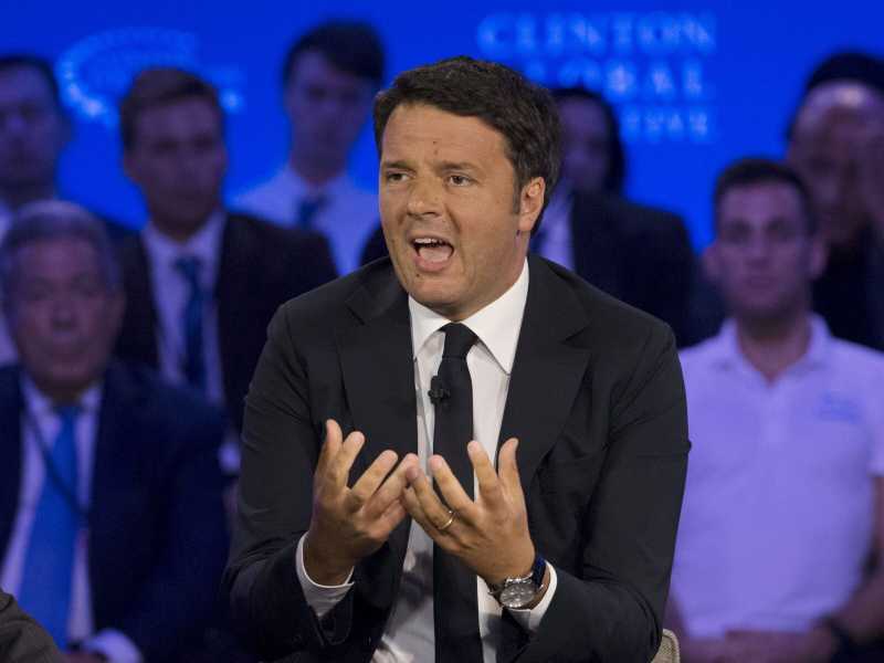 Il premier Matteo Renzi (foto LaPresse)