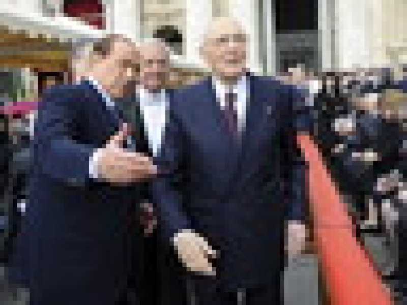 Il Cav. e l’interlocutore al top