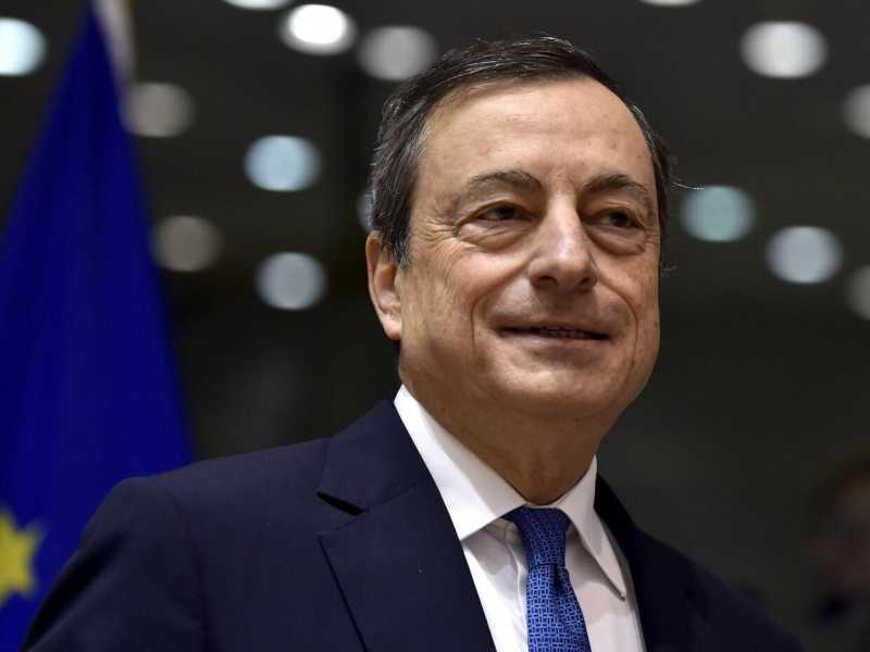 Mario Draghi (foto LaPresse)
