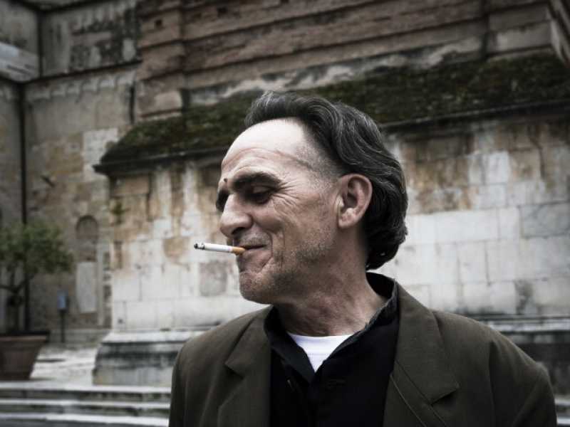 L'ex cantante dei CCCP, Giovanni Lindo Ferretti 