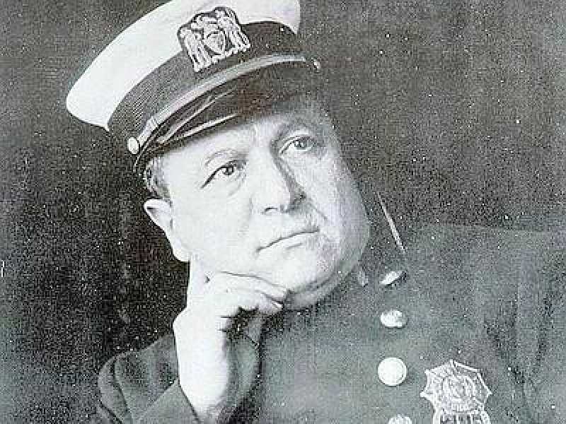Una foto del poliziotto americano Joe Petrosino, ucciso dalla mafia nel 1909 a Piazza Marina a Palermo.