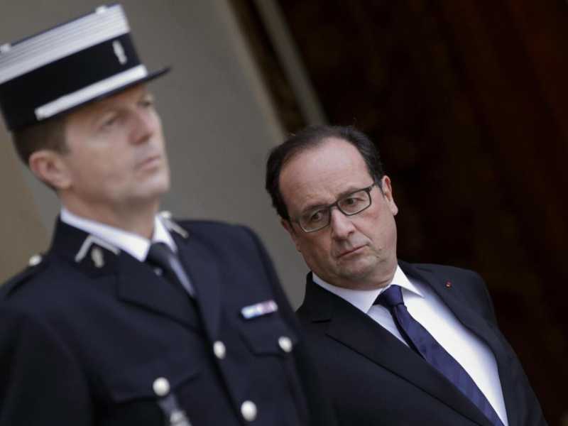 Il presidente della Repubblica francese Fran&ccedil;ois Hollande (foto LaPresse)