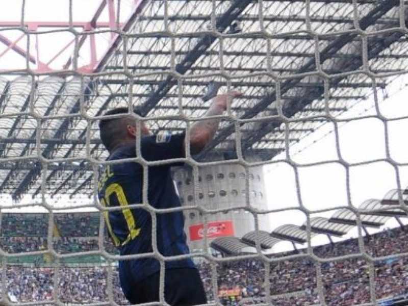 Il gol di Christian Zapata al 97esimo del derby di sabato