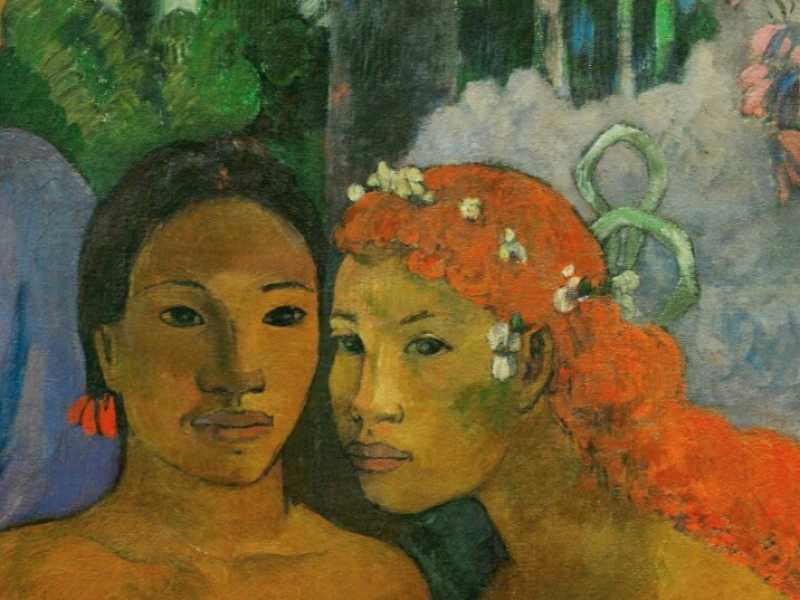 Paul Gauguin (1848 - 1903), Contes barbares, 1902, Olio su tela, 131.5 x 90.5 cm, Essen, Museum Folkwang