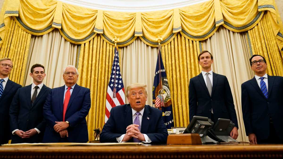 Immagine di Trump porta allo scoperto l’alleanza di fatto tra Israele ed Emirati Arabi